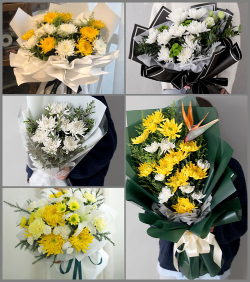 浙江省嘉兴桐乡市石门镇二度埭村白事花束代送